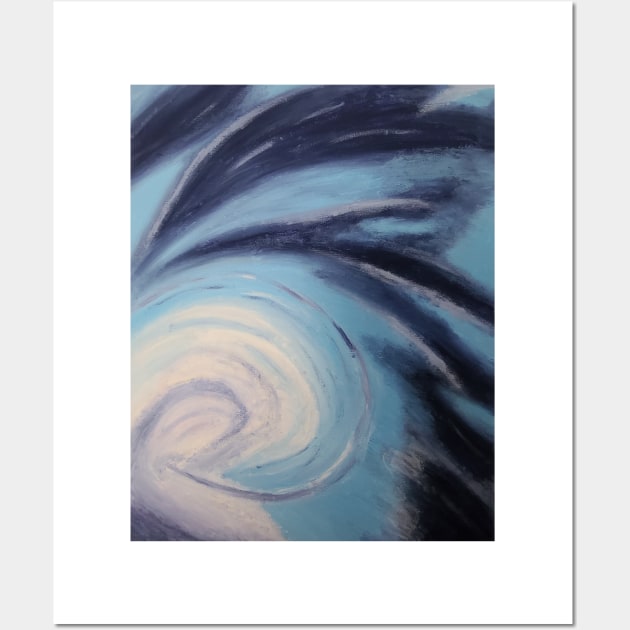 Blueberry Tidal Wave Wall Art by Saltee Nuts Designs